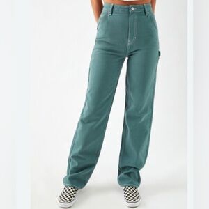 PacSun 90s Teal Boyfriend Carpenter Jeans Size 24